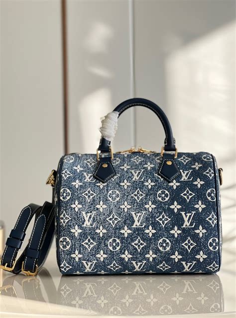 lv denim speedy 25|Speedy Bandoulière 25 Monogram .